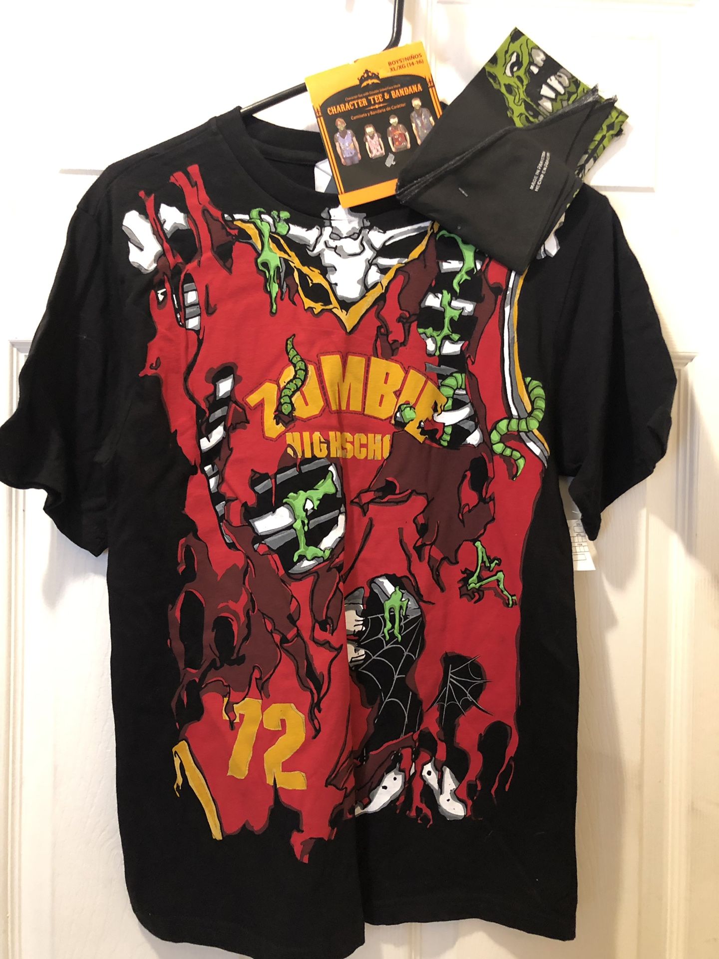 Kids Halloween shirt/Costume New size 14-16