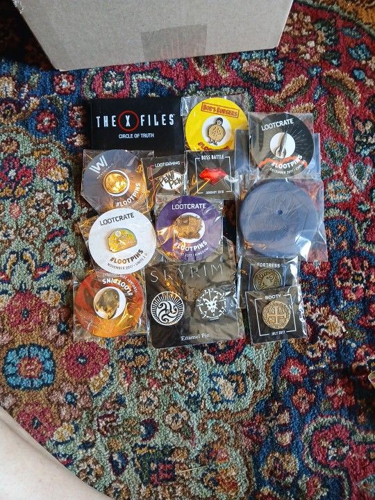 Lootcrate Pins And Misc