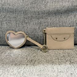 Brand New A New Day Wallet & Heart Mirror 