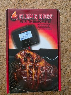 Remote meat thermometer