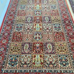 Hand Made Silk & Wool Persian Rug