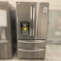 Open Box: LG 28 cu.ft. Smart wi-fi Enabled French Door Refrigerator - 09CAO672