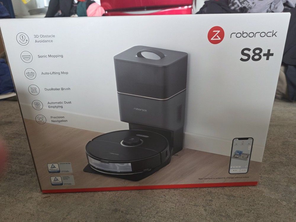 Roborock S8+ Automatic Smart Floor Vacuum
