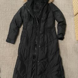 Tahari Puff Overcoat Hoodie XS