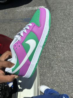 Nike Dunk Low Stadium Green Fuchsia