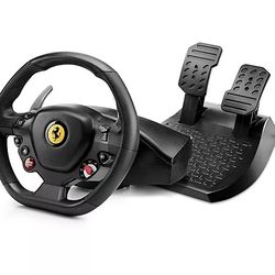 Thrustmaster T80 Ferrari 488 Race Wheel &Pedals -PS4/PS5