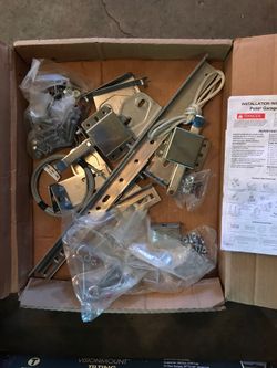 Random hardware for garage doors