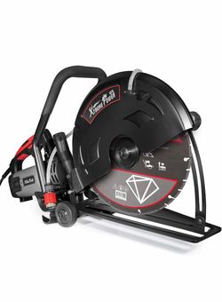 XtremepowerUS 3200W Electric 16" Concrete Cut Off Saw Wet/Dry Circular Saw Disc Cutter Guide Roller Masonry Brick Build-In Water Line with Blade o TOO