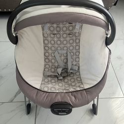 Electrical rocking bassinet with a baby chair