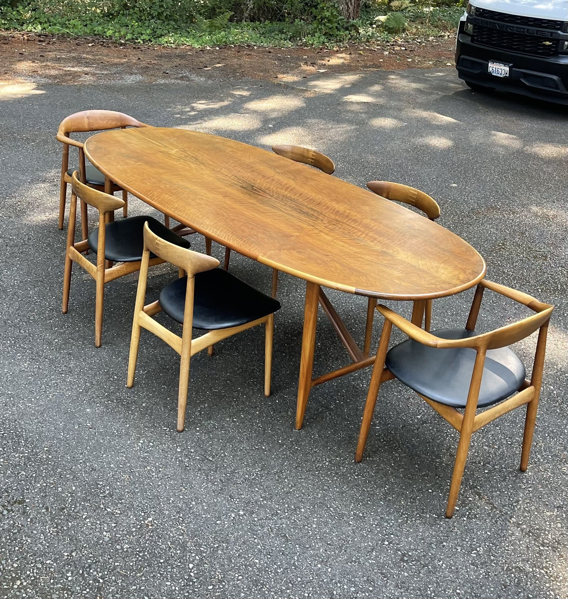 Vintage MCM Dining Table & Chairs