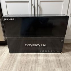 Samsung Odyssey G6 G60F 27” 2K QHD (2560 x 1440) 350Hz Gaming Monitor - Brand New!