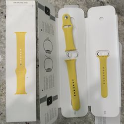 Genuine Apple Watch Sport Band 40mm Canary Yellow 
