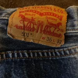 Levi’s 501 Blue 36x32 