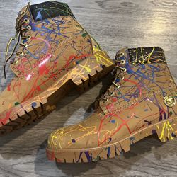 Timberland Paint Splash Rare