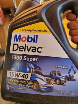 15W-40 diesel oil. 1300 super