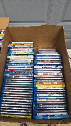 Garage Sale- Blurays and Dvds for sale