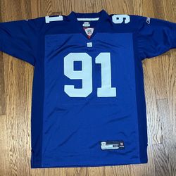 Justin Tuck New York Giants Football Jersey Size 48 Reebok Authentic Stitched 