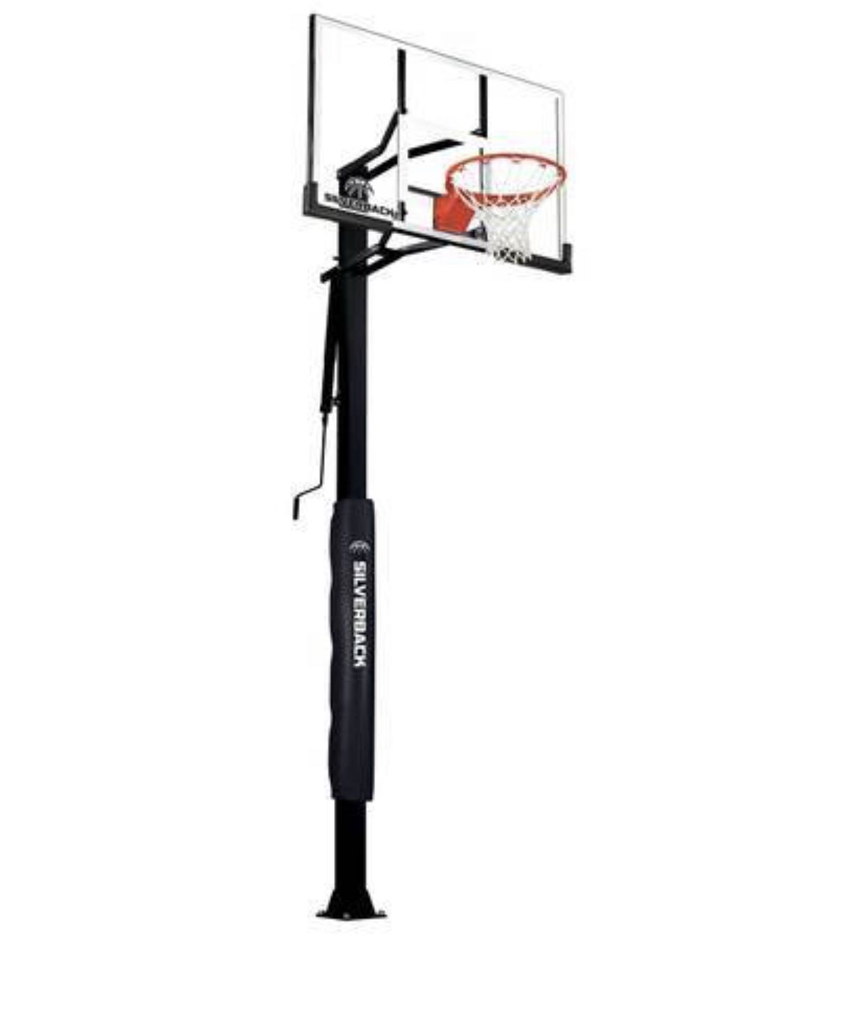 Silverback 60" In-Ground Basketball System with Adjustable-Height SB60