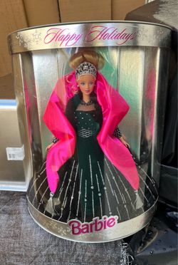 Vintage 1998 Barbie Doll Happy Holidays