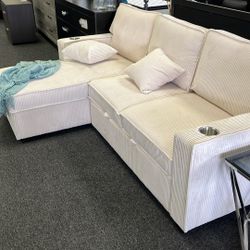 White 3 Seater Couch 