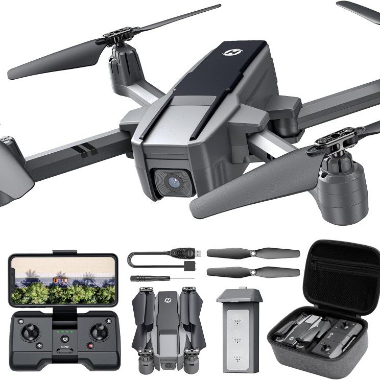 Holy Stone HS440D Drones with Camera for Adults 4K UHD Camera, Unger 249g with GPS Auto Return, Follow Me, Waypoints and Customized Carrying Case