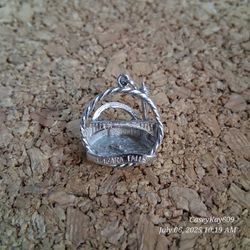 Sterling Silver Niagara Falls Pendant