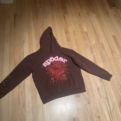 brown spider hoodie