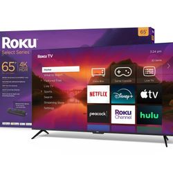 65in ROKU TV SMART 4K NEW 