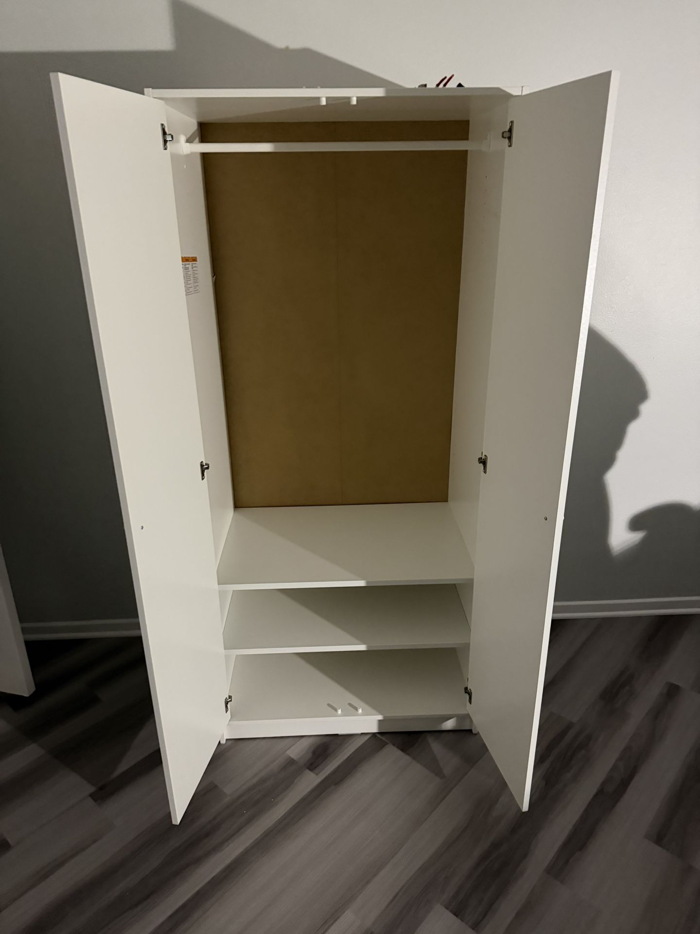 Stand Up Wardrobe Two Door