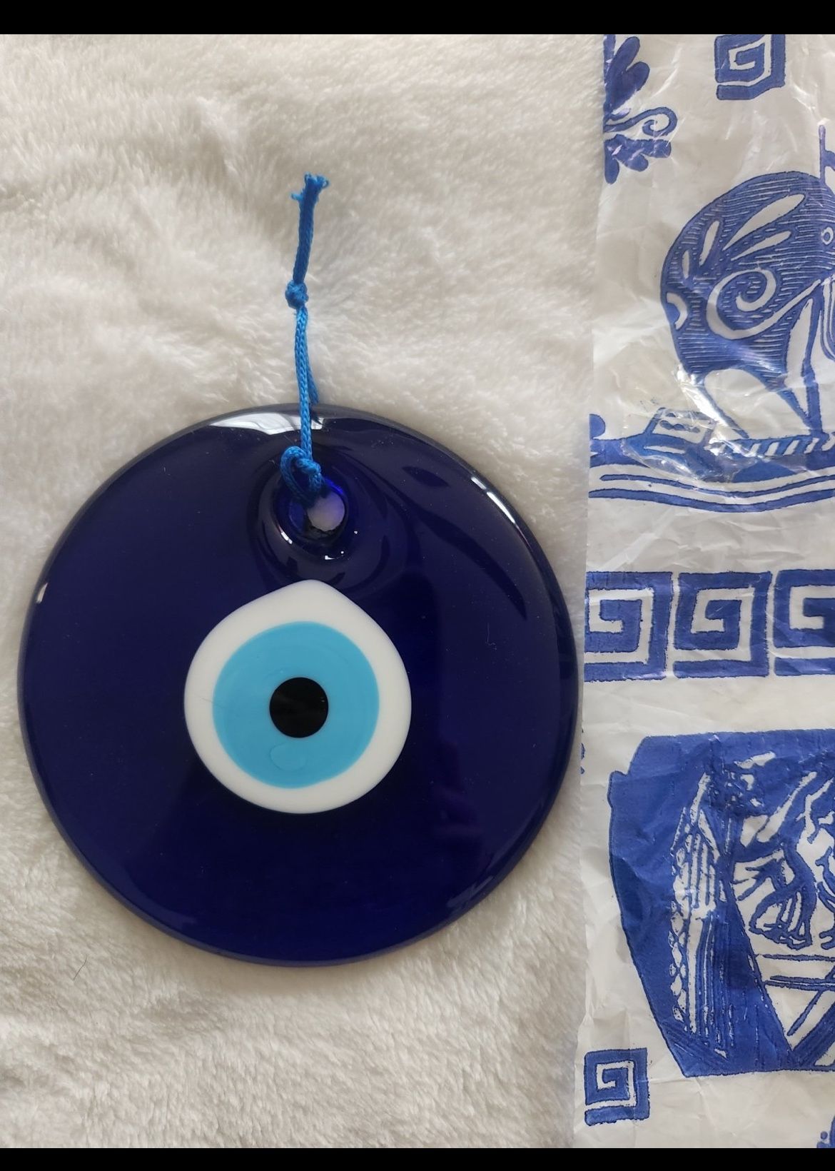 Glass evil eye