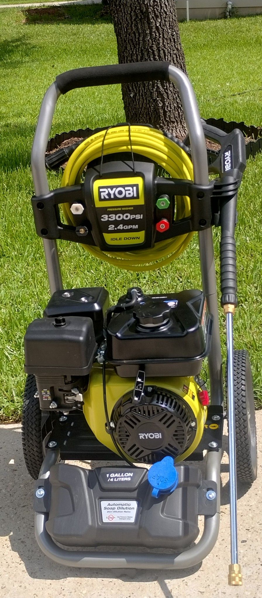 RYOBI 3300 PSI 2.4 GPM Cold Water Gas Pressure Washer with 212cc Engine