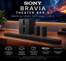 Sony Bravia 9 Theater Dolby Surround Sound  (Full Set Up) Band New - Unopened