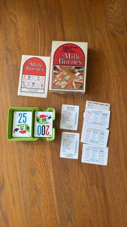Mille Bornes Card Game vintage