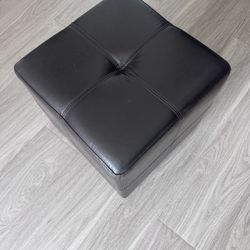Faux Leather Foot Stool