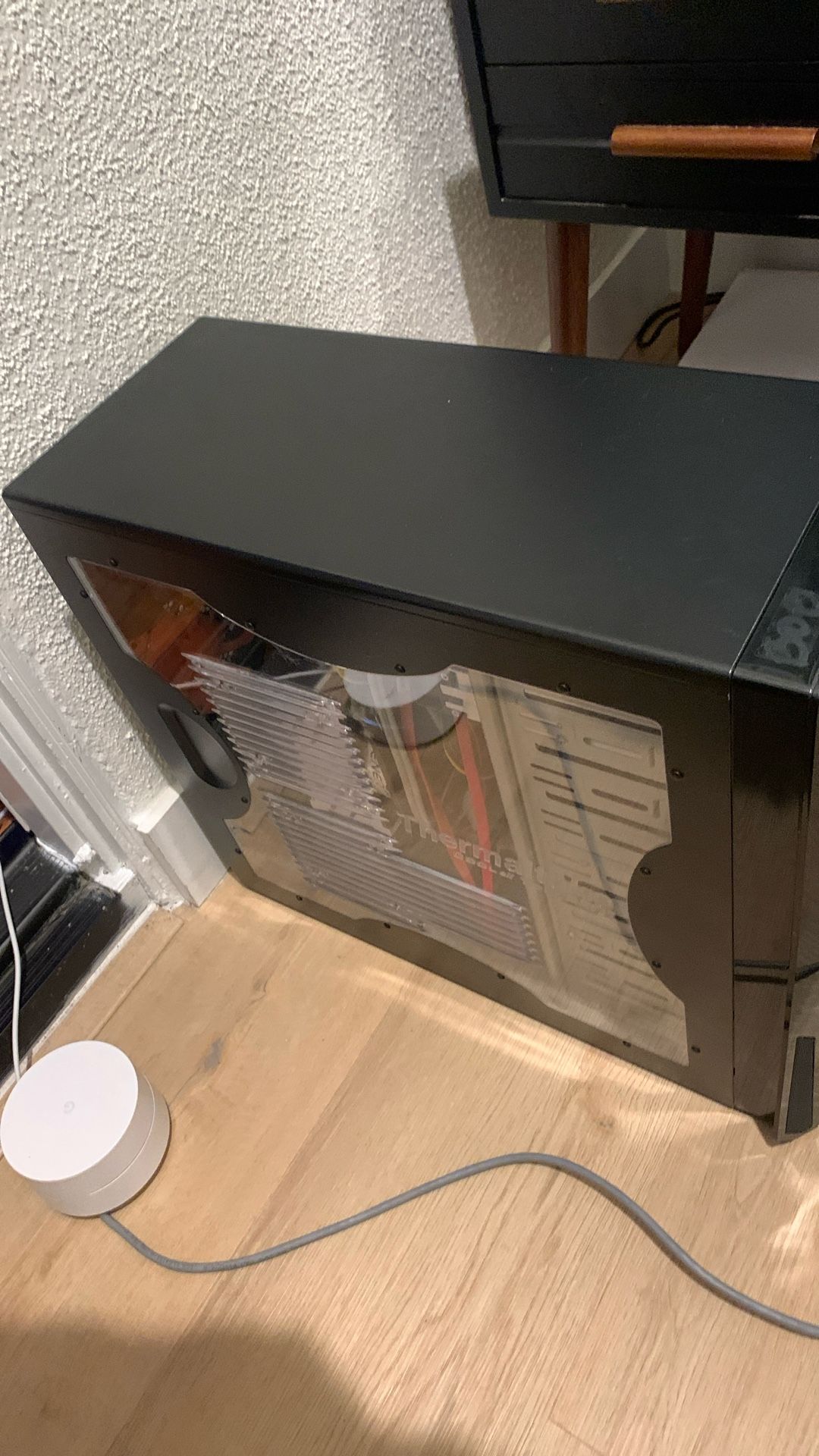 Server Computer PC With Monitor