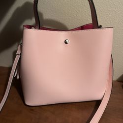 Pink Leather Italian Purse 