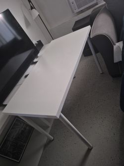 White table and chair