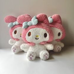 Set of 3 My Melody Plush - Hello Kitty 11.5 inch New
