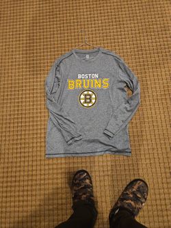 Boston Bruins Long Sleeve NHL Authentic Mens Large