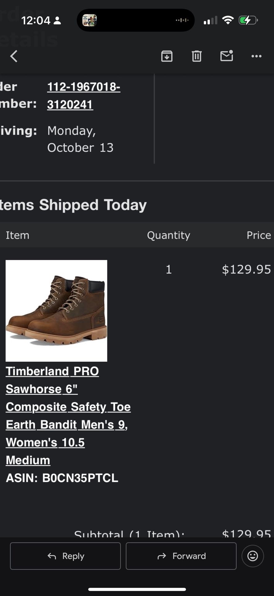Timberland Work Boots