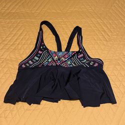 Colorful bathing suit top