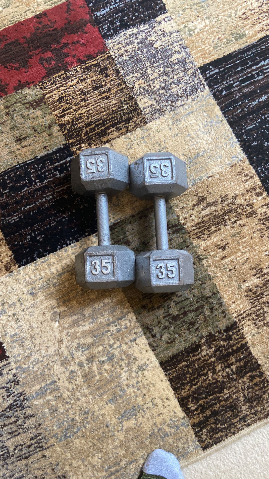 35lb dumbbells!!!!