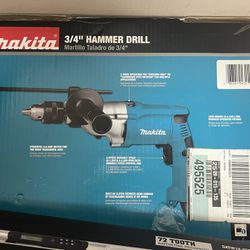Makita HP2050 3/4" Hammer Drill 6.6 AMP