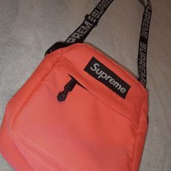 Supreme SS18 Pink/Orange Crossbody Bag/Fanny Pack/Shoulder bag