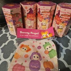 SONNY ANGEL Pumpkin Patch 4 Sealed Boxes.  Genuine