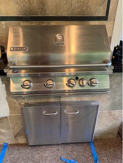 Jenn Air Gas BBQ stainless access doors