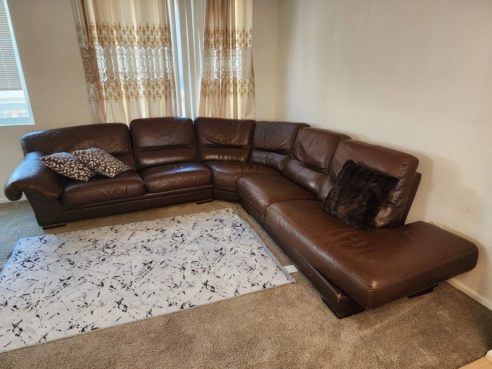 Original Italian Leather Couch