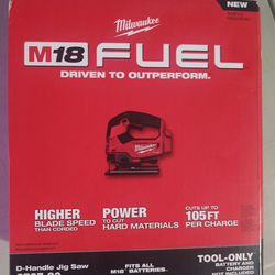 New Milwaukee Fuel M18 Jigsaw 