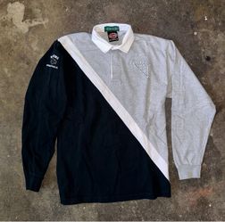 Vintage Harley-Davidson Rugby Polo Long Sleeve Shirt