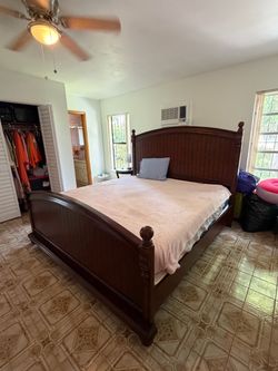 King Size Bed Frame AND Mattress